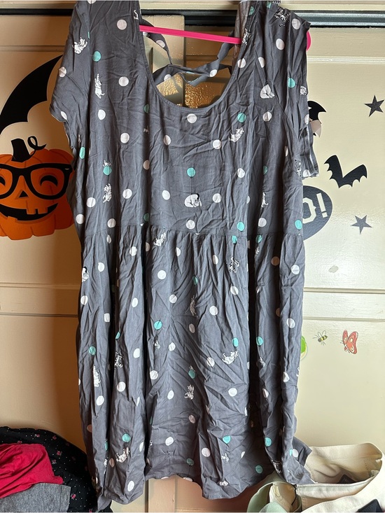 torrid Dresses & Skirts - Gray Polka Dot Dress Winnie the Pooh print plus size 5X from torrid